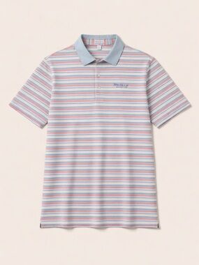 Peter Millar Hoakalei Country Club Striped Cotton Polo Men’s XXL Classic Fit